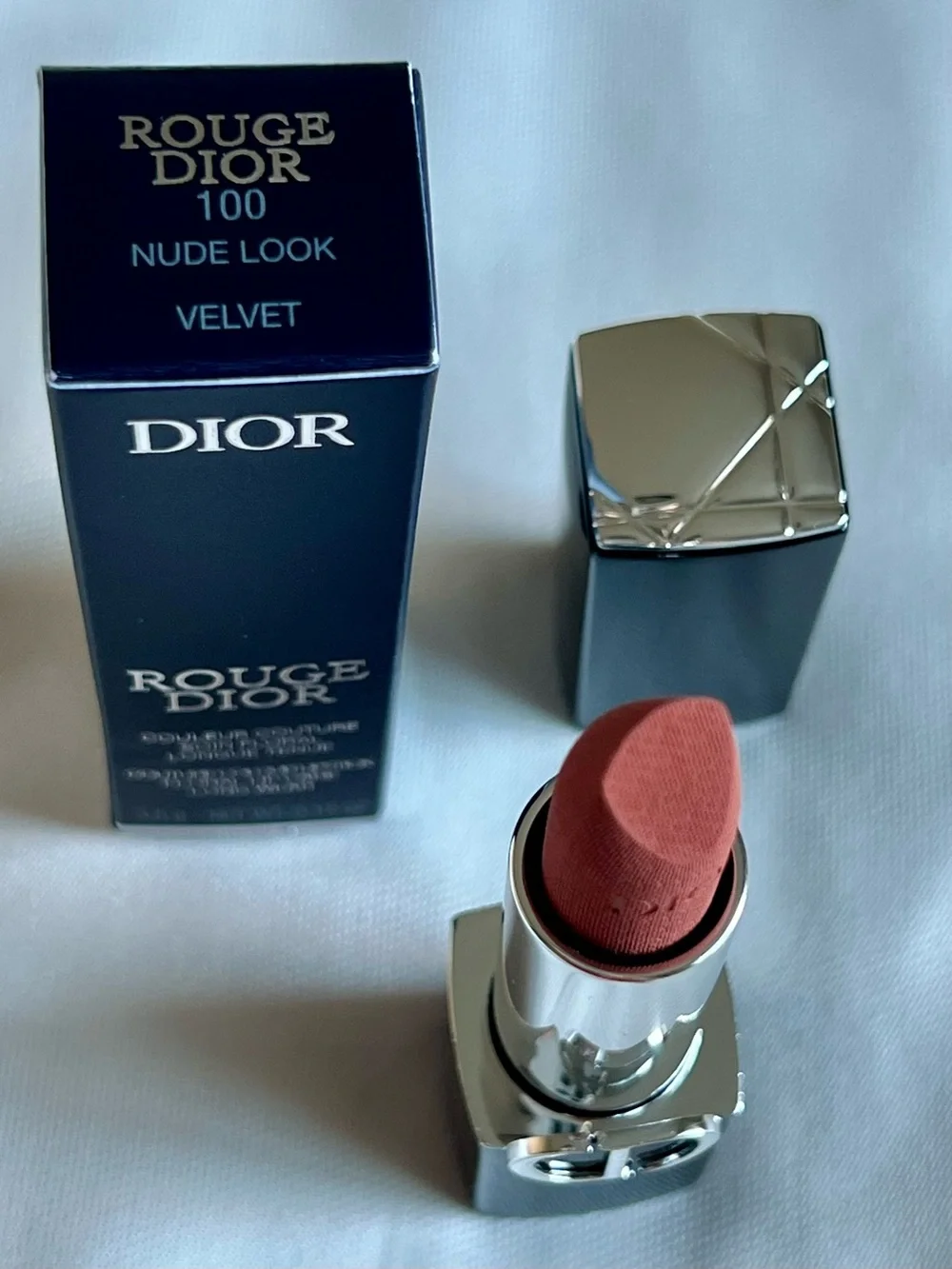 Dior Rouge Dior Couture Lipstick 100 Nude Look Velvet NIB